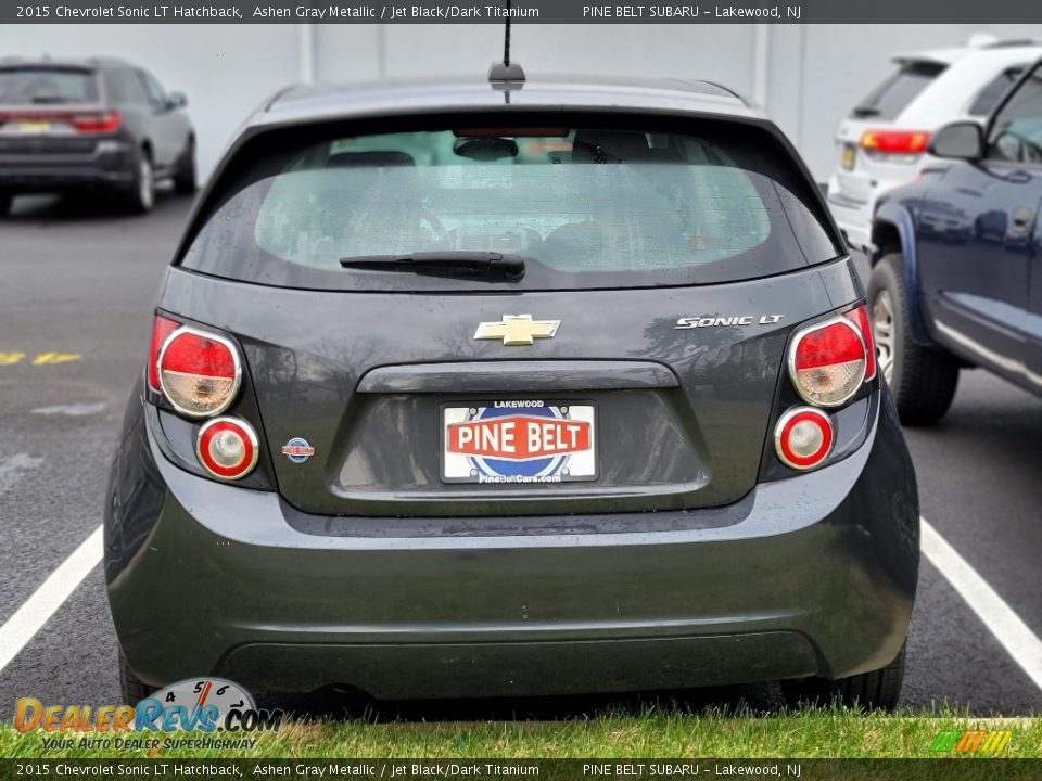 2015 Chevrolet Sonic LT Hatchback Ashen Gray Metallic / Jet Black/Dark Titanium Photo #3