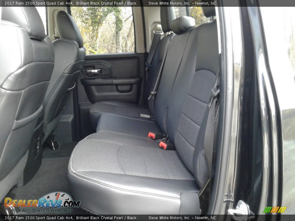 Rear Seat of 2017 Ram 1500 Sport Quad Cab 4x4 Photo #15