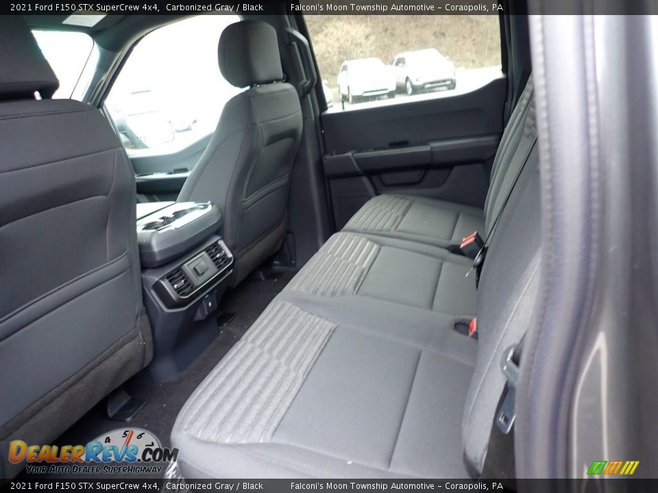 Rear Seat of 2021 Ford F150 STX SuperCrew 4x4 Photo #8