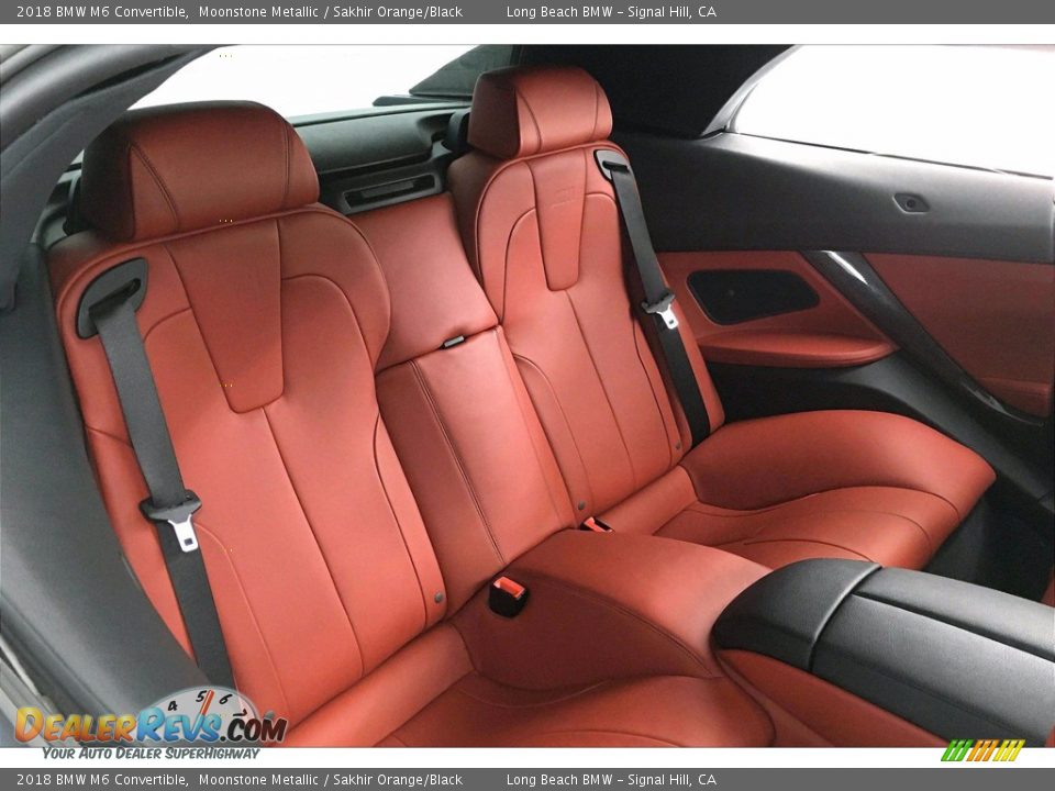 Rear Seat of 2018 BMW M6 Convertible Photo #28
