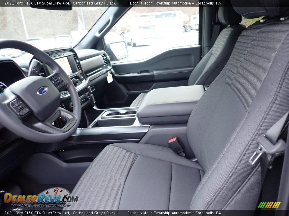 Front Seat of 2021 Ford F150 STX SuperCrew 4x4 Photo #9