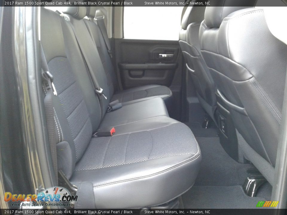 Rear Seat of 2017 Ram 1500 Sport Quad Cab 4x4 Photo #17