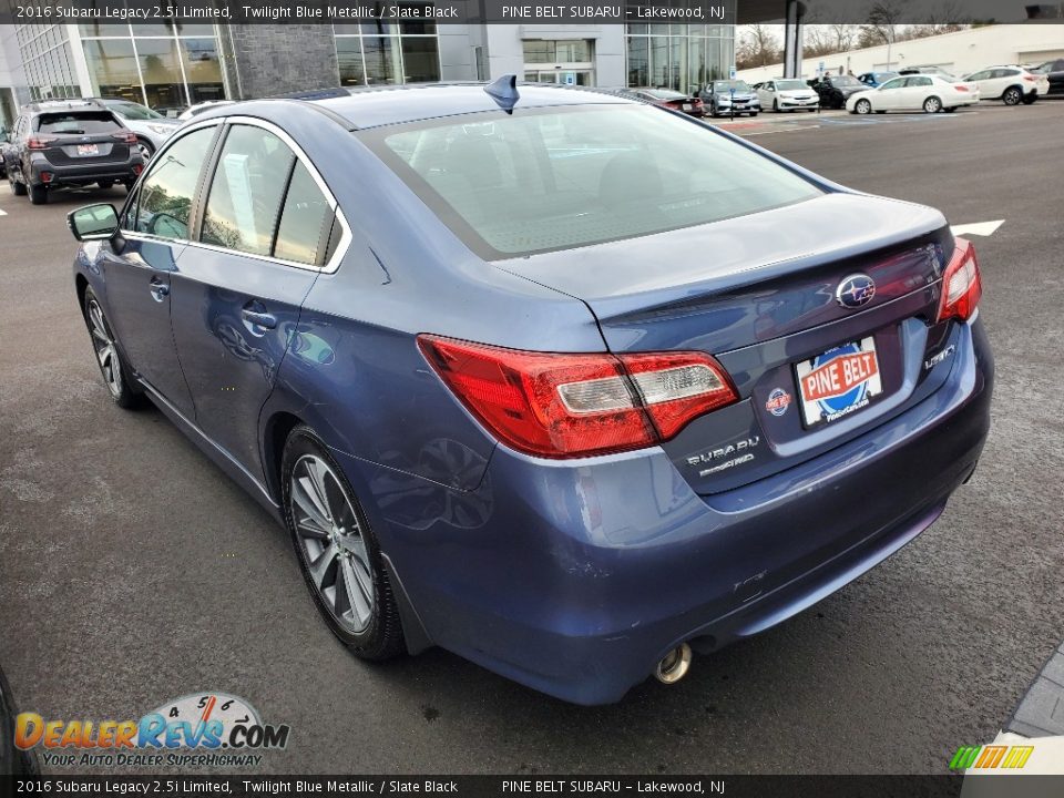 2016 Subaru Legacy 2.5i Limited Twilight Blue Metallic / Slate Black Photo #3