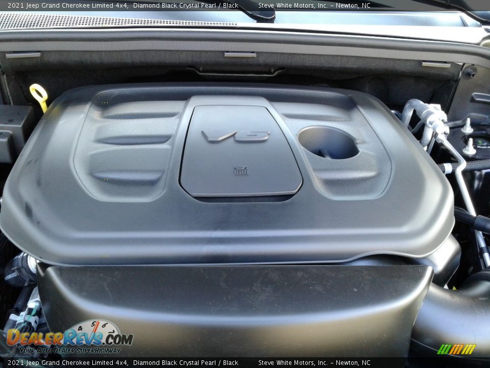 2021 Jeep Grand Cherokee Limited 4x4 Diamond Black Crystal Pearl / Black Photo #9