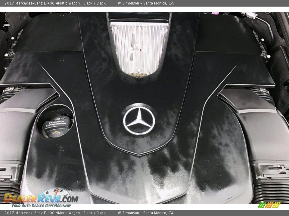 2017 Mercedes-Benz E 400 4Matic Wagon Black / Black Photo #32