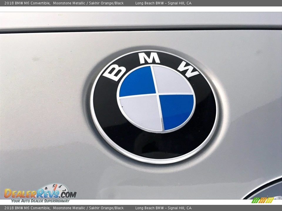2018 BMW M6 Convertible Moonstone Metallic / Sakhir Orange/Black Photo #31