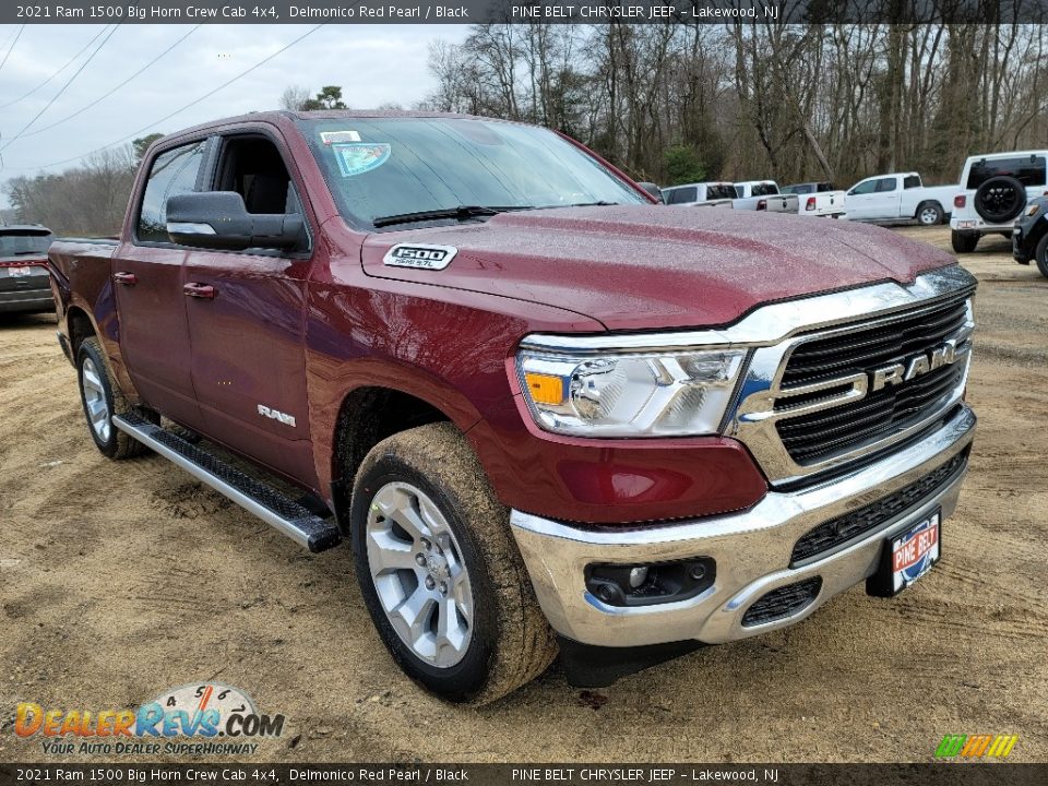 2021 Ram 1500 Big Horn Crew Cab 4x4 Delmonico Red Pearl / Black Photo #1