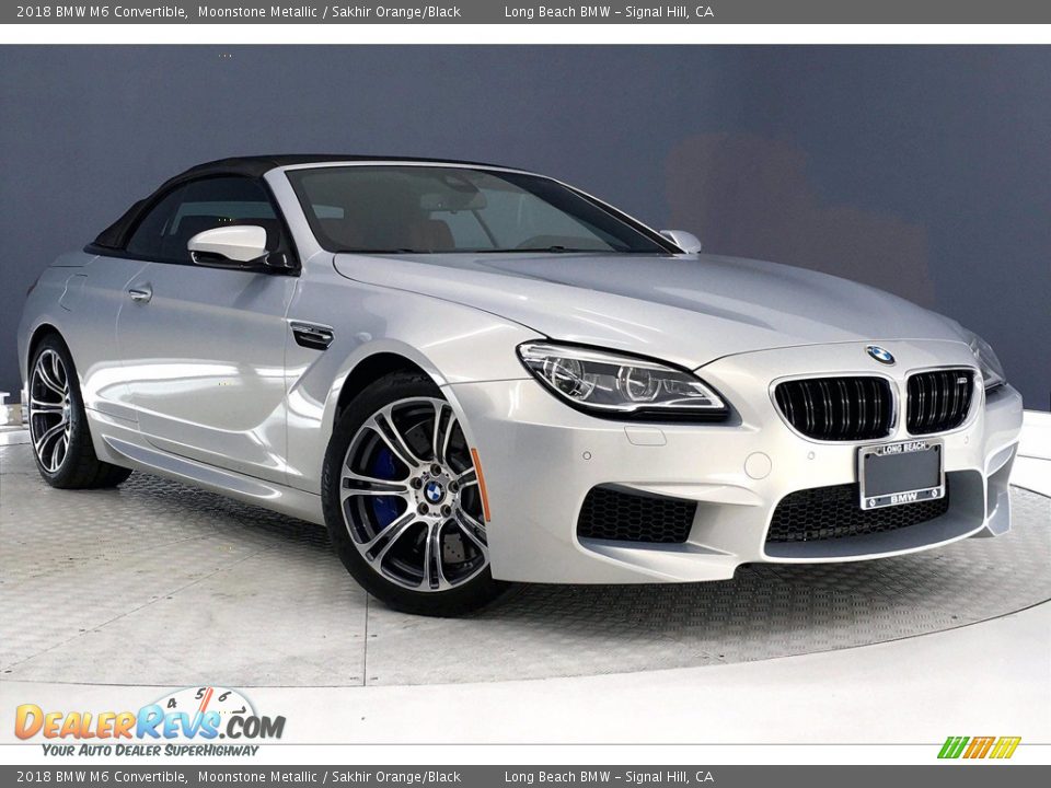 Moonstone Metallic 2018 BMW M6 Convertible Photo #35