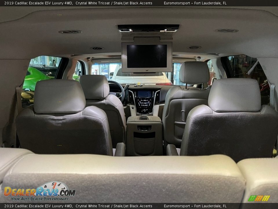 2019 Cadillac Escalade ESV Luxury 4WD Crystal White Tricoat / Shale/Jet Black Accents Photo #8