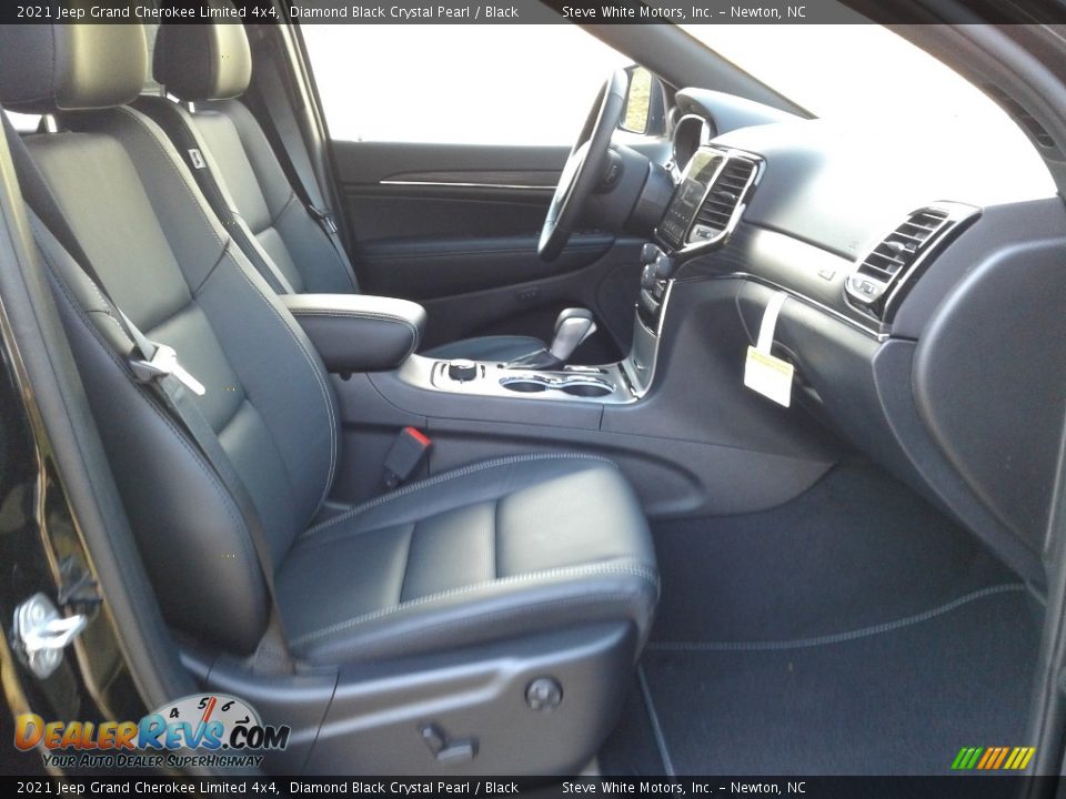 2021 Jeep Grand Cherokee Limited 4x4 Diamond Black Crystal Pearl / Black Photo #18