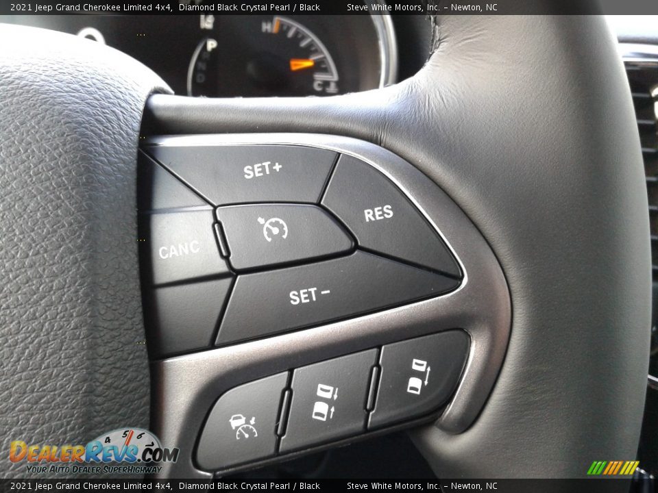 2021 Jeep Grand Cherokee Limited 4x4 Diamond Black Crystal Pearl / Black Photo #20