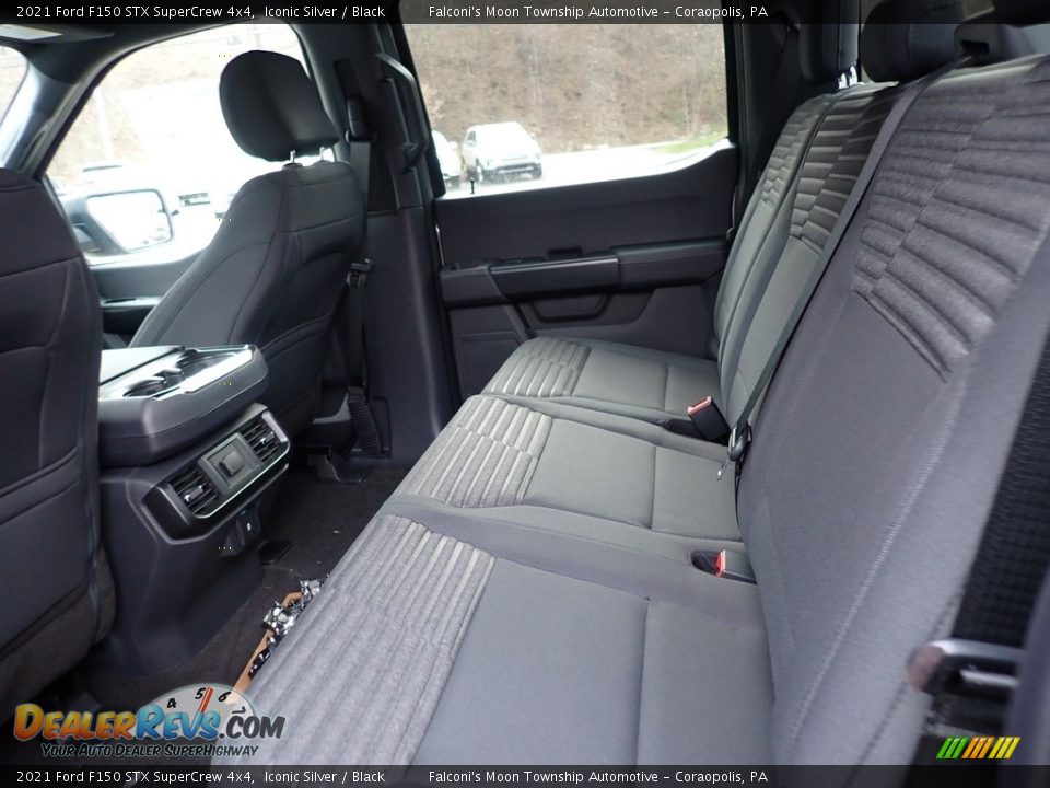 Rear Seat of 2021 Ford F150 STX SuperCrew 4x4 Photo #8