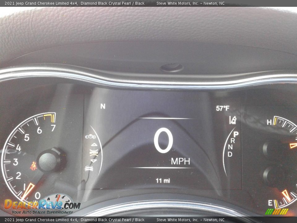 2021 Jeep Grand Cherokee Limited 4x4 Diamond Black Crystal Pearl / Black Photo #21