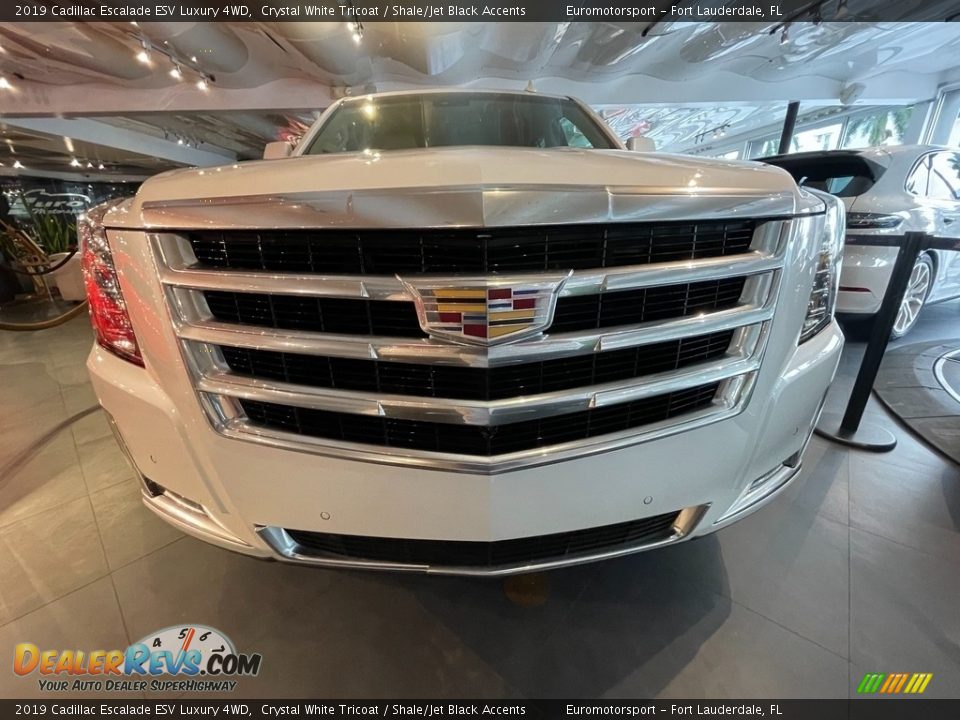 2019 Cadillac Escalade ESV Luxury 4WD Crystal White Tricoat / Shale/Jet Black Accents Photo #14