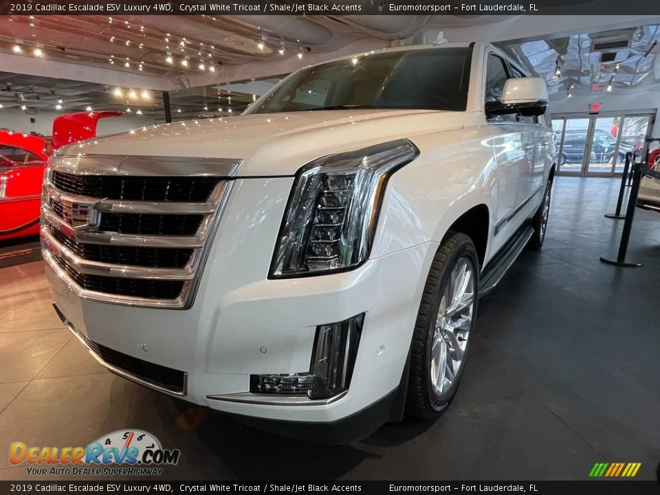 2019 Cadillac Escalade ESV Luxury 4WD Crystal White Tricoat / Shale/Jet Black Accents Photo #16