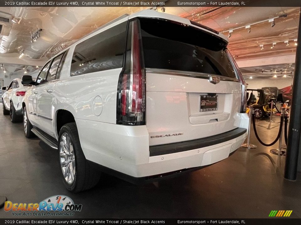 2019 Cadillac Escalade ESV Luxury 4WD Crystal White Tricoat / Shale/Jet Black Accents Photo #18