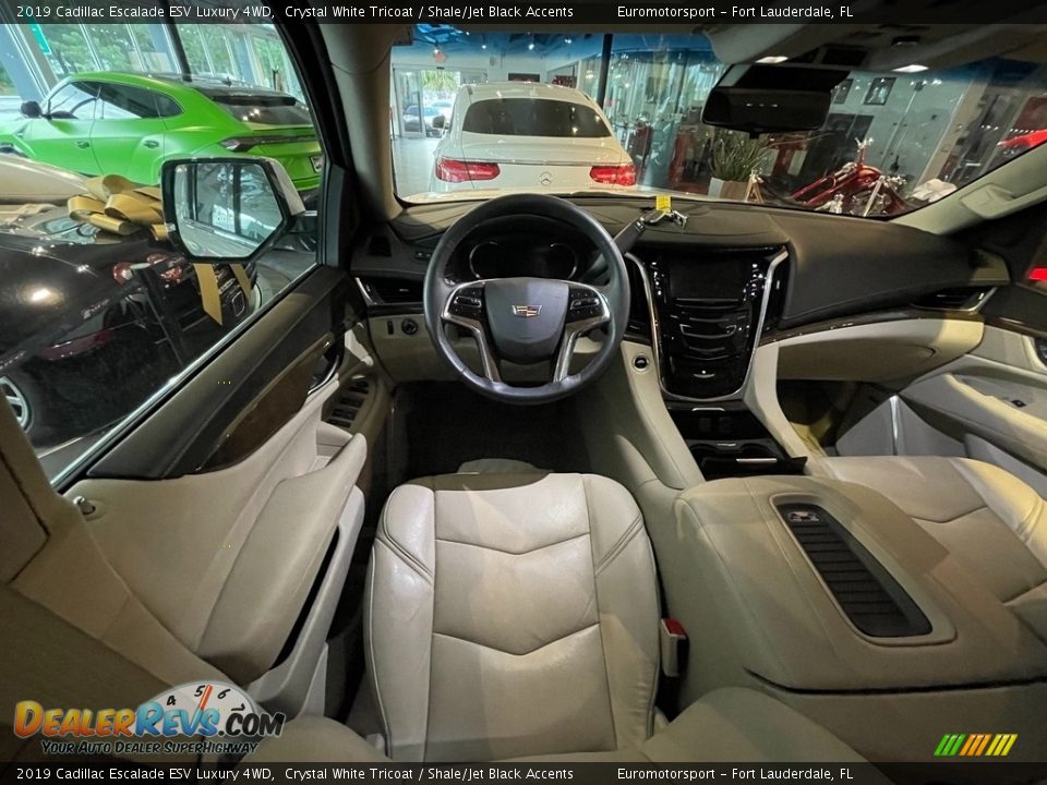 2019 Cadillac Escalade ESV Luxury 4WD Crystal White Tricoat / Shale/Jet Black Accents Photo #23
