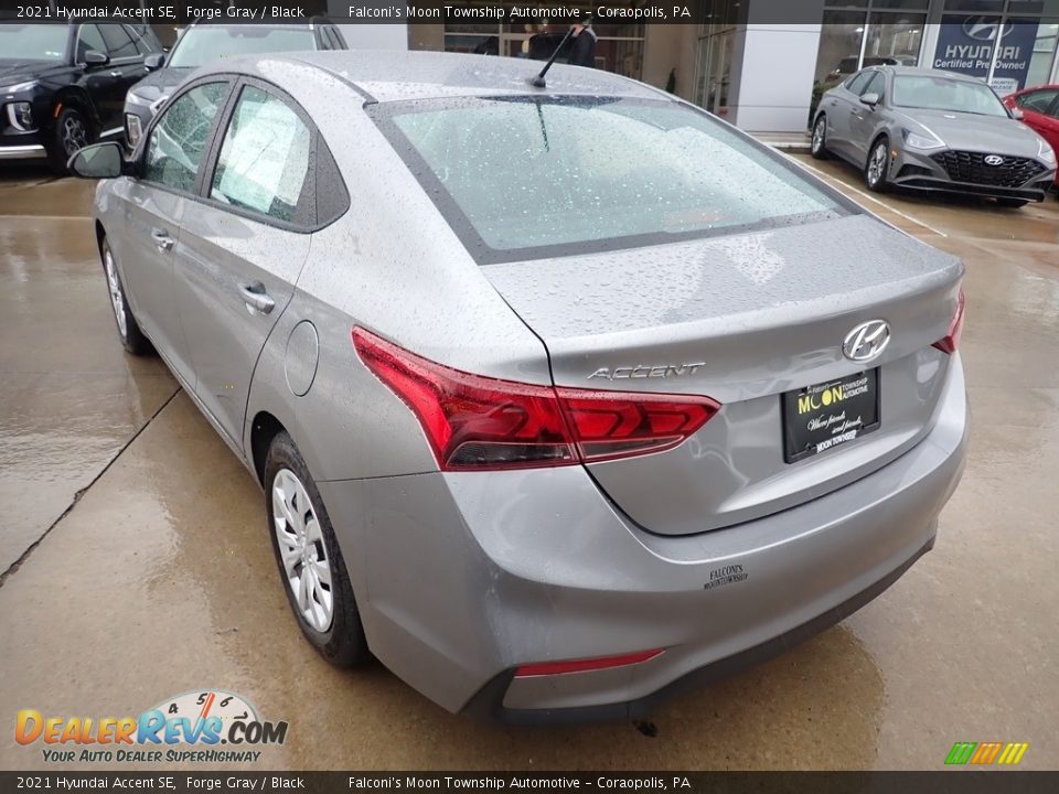 2021 Hyundai Accent SE Forge Gray / Black Photo #6