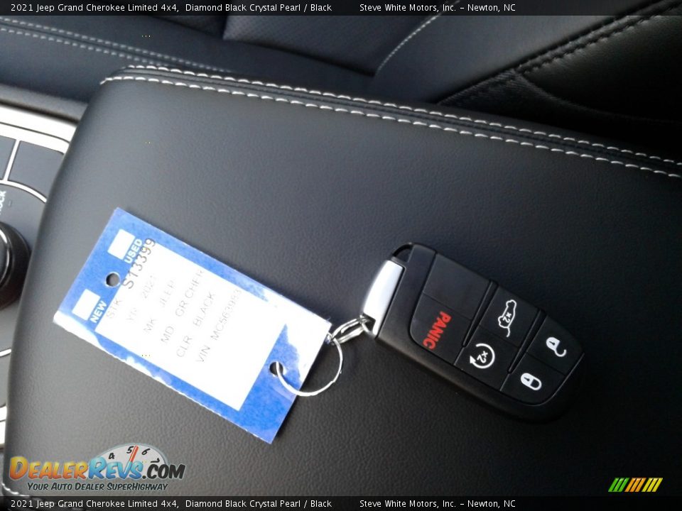 2021 Jeep Grand Cherokee Limited 4x4 Diamond Black Crystal Pearl / Black Photo #33