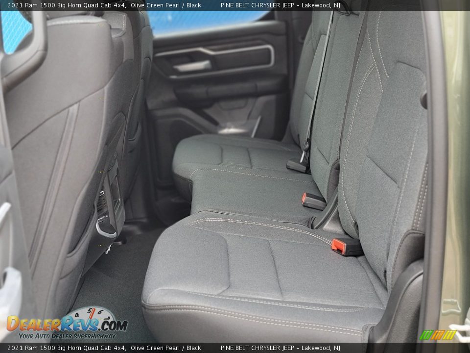 2021 Ram 1500 Big Horn Quad Cab 4x4 Olive Green Pearl / Black Photo #9