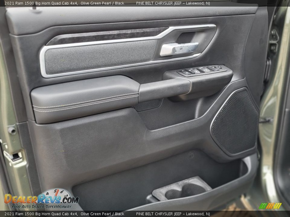 2021 Ram 1500 Big Horn Quad Cab 4x4 Olive Green Pearl / Black Photo #12