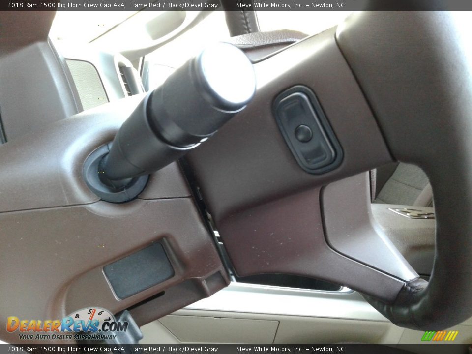 2018 Ram 1500 Big Horn Crew Cab 4x4 Flame Red / Black/Diesel Gray Photo #13