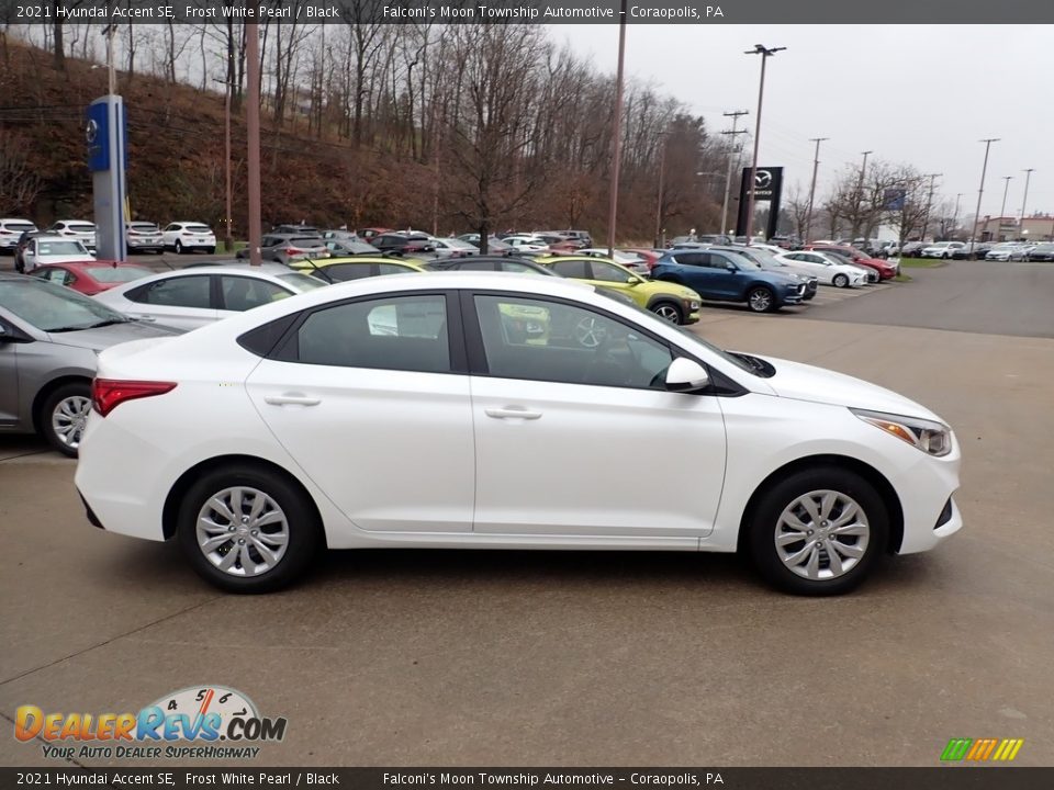 Frost White Pearl 2021 Hyundai Accent SE Photo #1