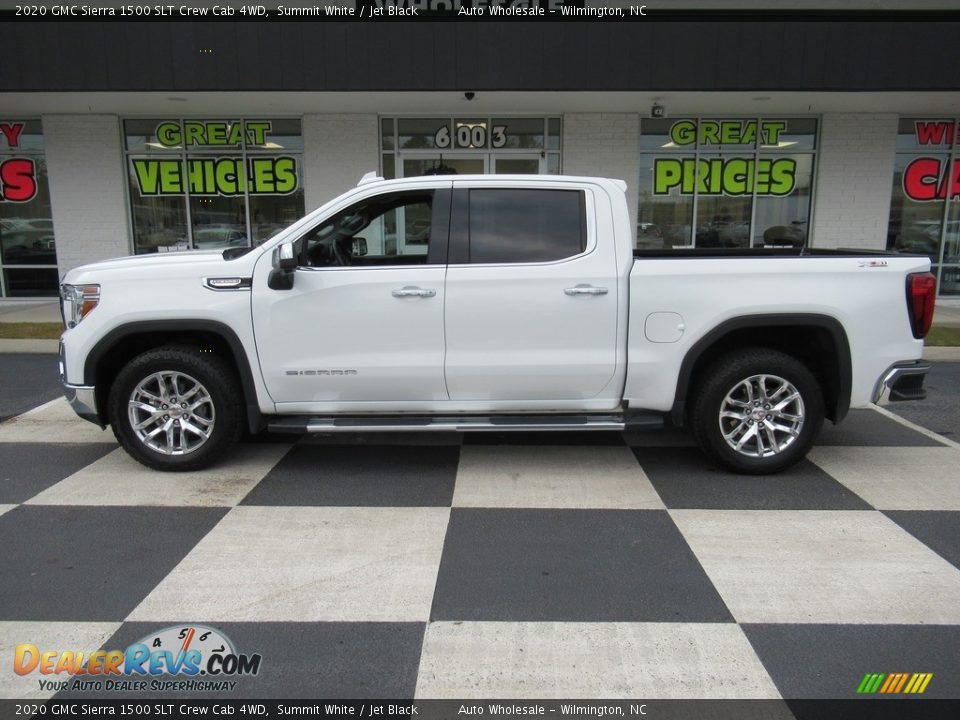 2020 GMC Sierra 1500 SLT Crew Cab 4WD Summit White / Jet Black Photo #1