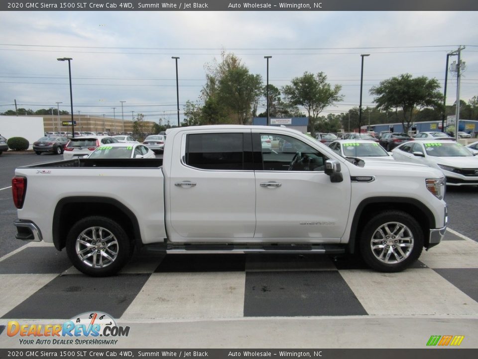 2020 GMC Sierra 1500 SLT Crew Cab 4WD Summit White / Jet Black Photo #3