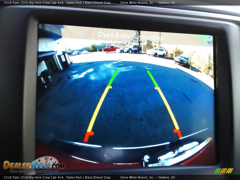 2018 Ram 1500 Big Horn Crew Cab 4x4 Flame Red / Black/Diesel Gray Photo #26