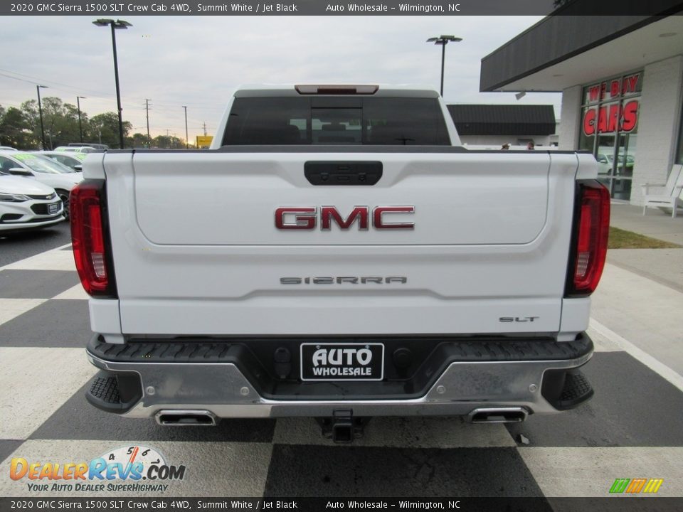 2020 GMC Sierra 1500 SLT Crew Cab 4WD Summit White / Jet Black Photo #4