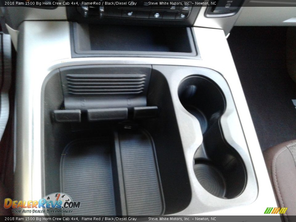 2018 Ram 1500 Big Horn Crew Cab 4x4 Flame Red / Black/Diesel Gray Photo #28