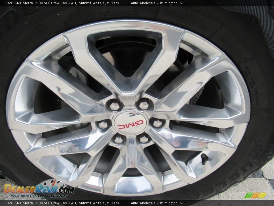 2020 GMC Sierra 1500 SLT Crew Cab 4WD Summit White / Jet Black Photo #7