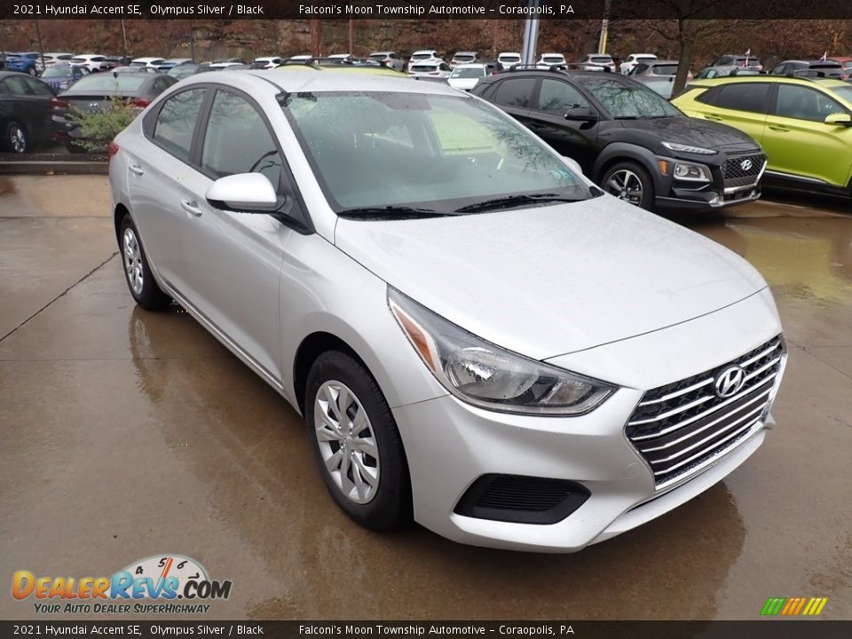 2021 Hyundai Accent SE Olympus Silver / Black Photo #3