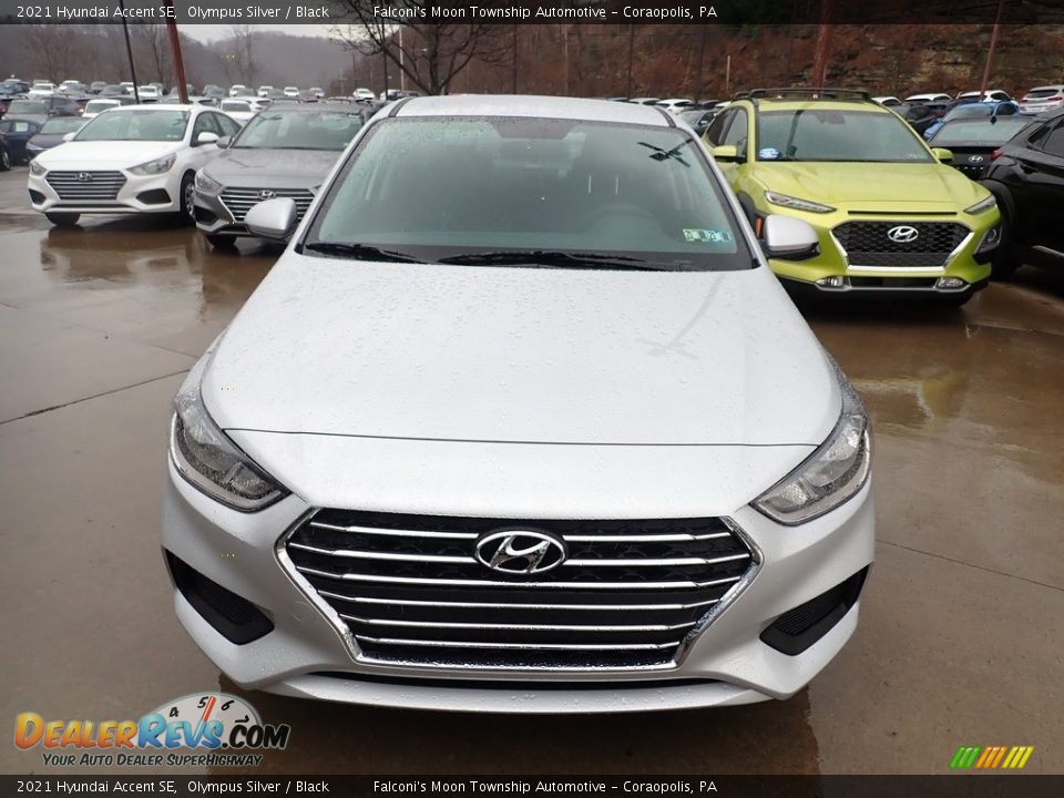 2021 Hyundai Accent SE Olympus Silver / Black Photo #4