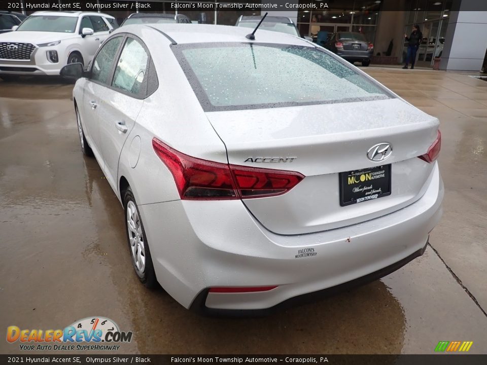 2021 Hyundai Accent SE Olympus Silver / Black Photo #6