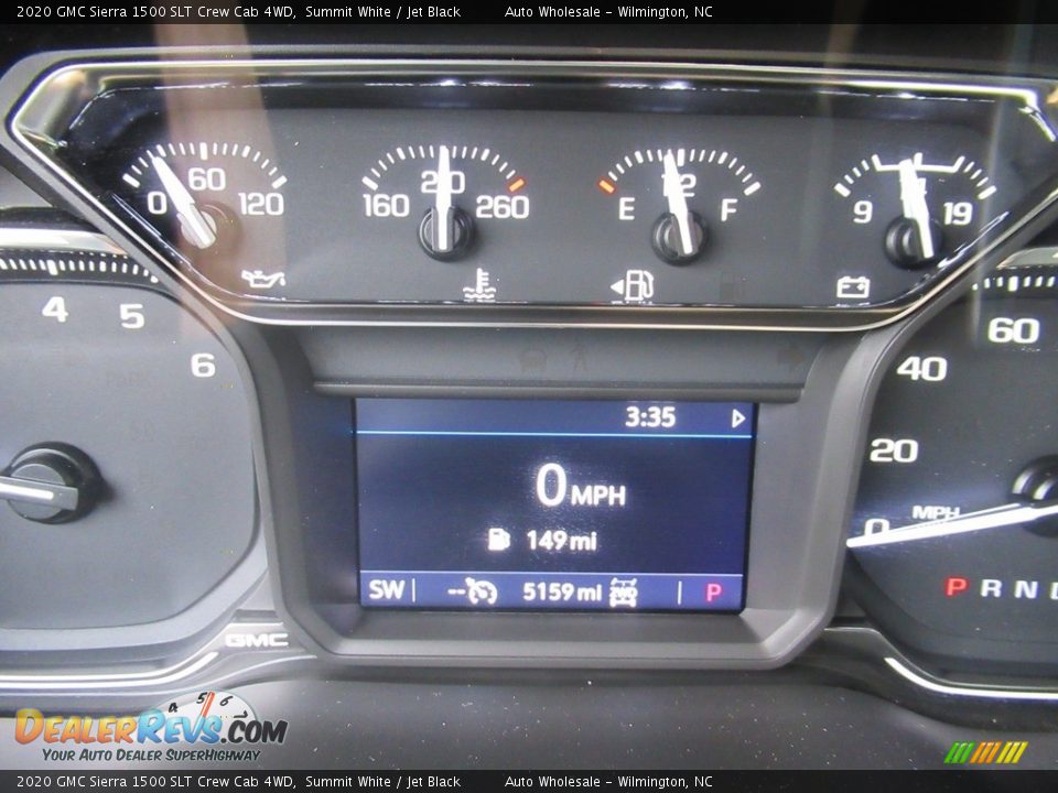 2020 GMC Sierra 1500 SLT Crew Cab 4WD Summit White / Jet Black Photo #15