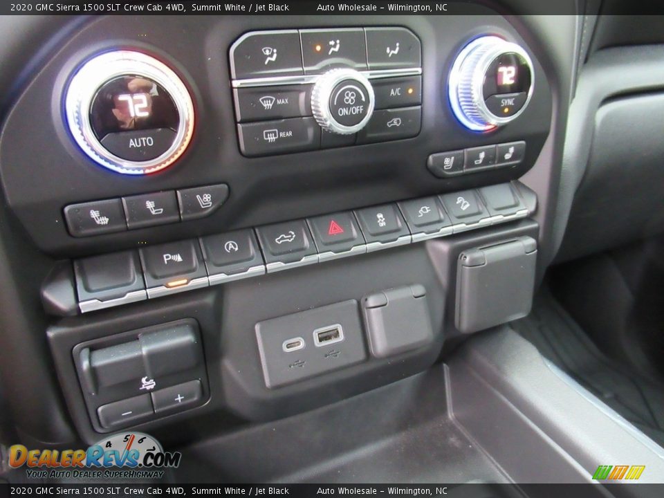 2020 GMC Sierra 1500 SLT Crew Cab 4WD Summit White / Jet Black Photo #17