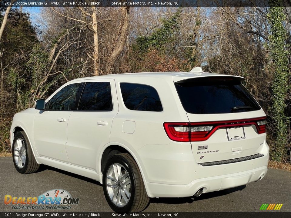 2021 Dodge Durango GT AWD White Knuckle / Black Photo #8