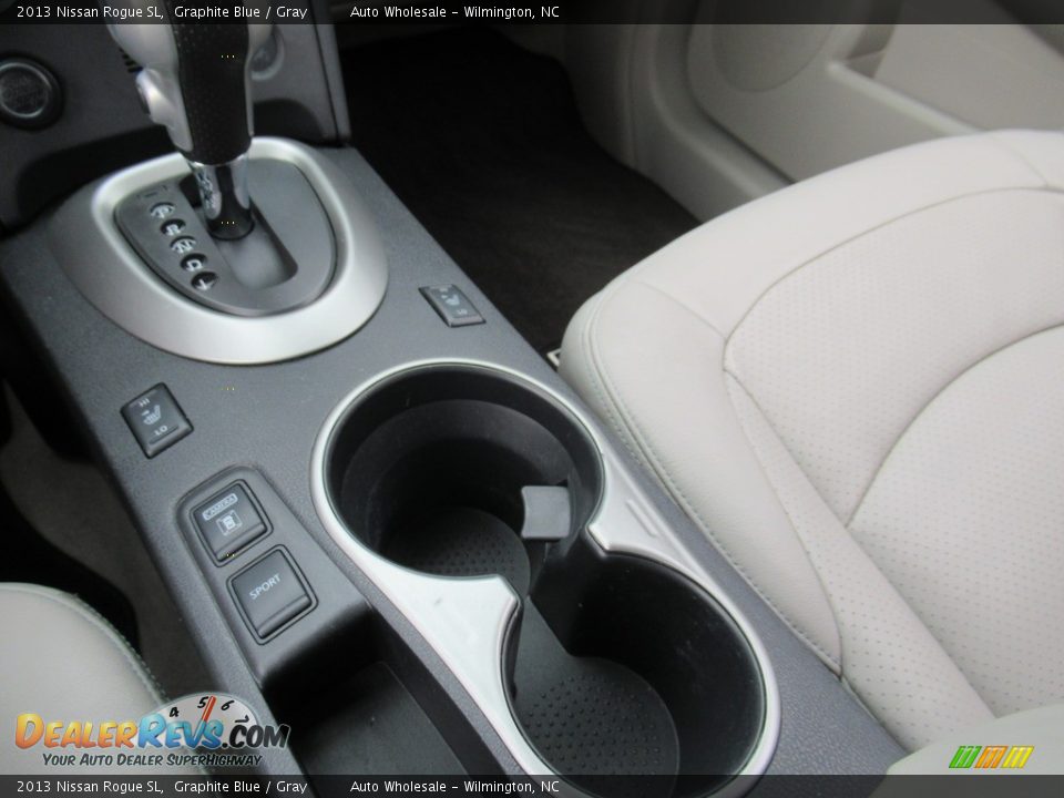 2013 Nissan Rogue SL Graphite Blue / Gray Photo #19