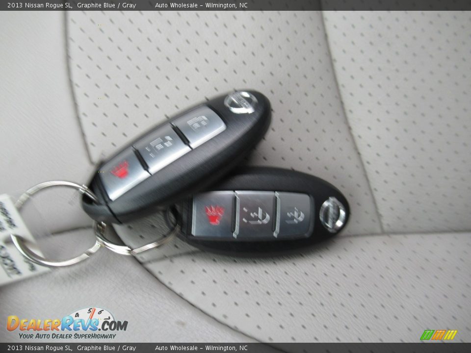 2013 Nissan Rogue SL Graphite Blue / Gray Photo #20