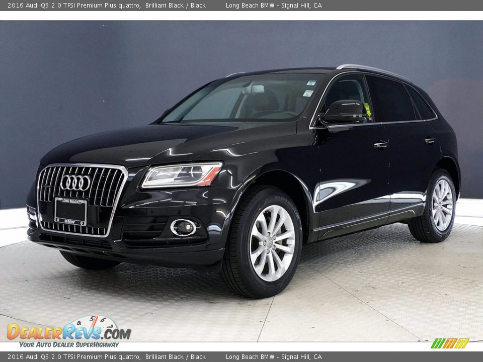 2016 Audi Q5 2.0 TFSI Premium Plus quattro Brilliant Black / Black Photo #12