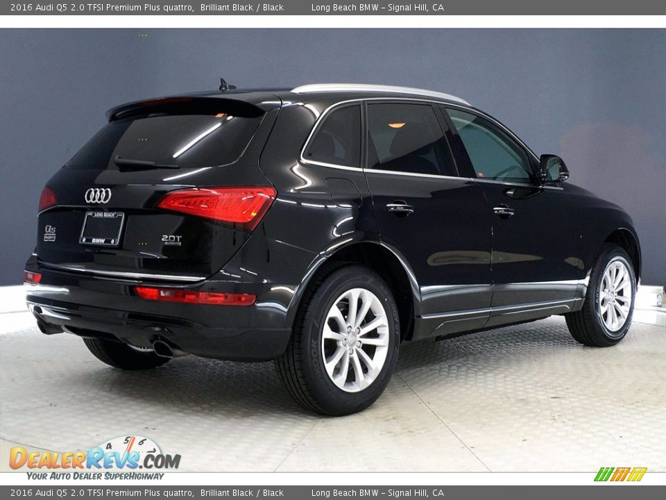 2016 Audi Q5 2.0 TFSI Premium Plus quattro Brilliant Black / Black Photo #13