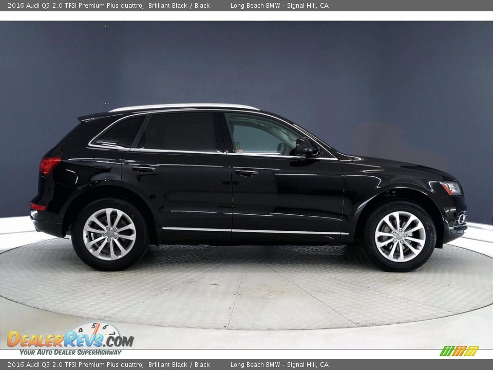 2016 Audi Q5 2.0 TFSI Premium Plus quattro Brilliant Black / Black Photo #14