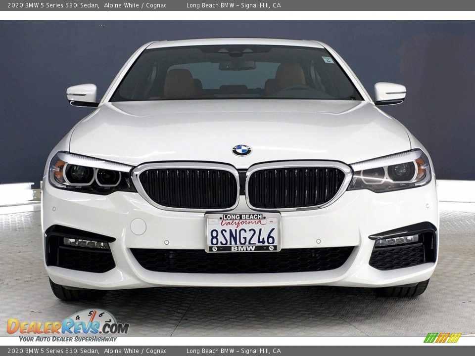 2020 BMW 5 Series 530i Sedan Alpine White / Cognac Photo #2