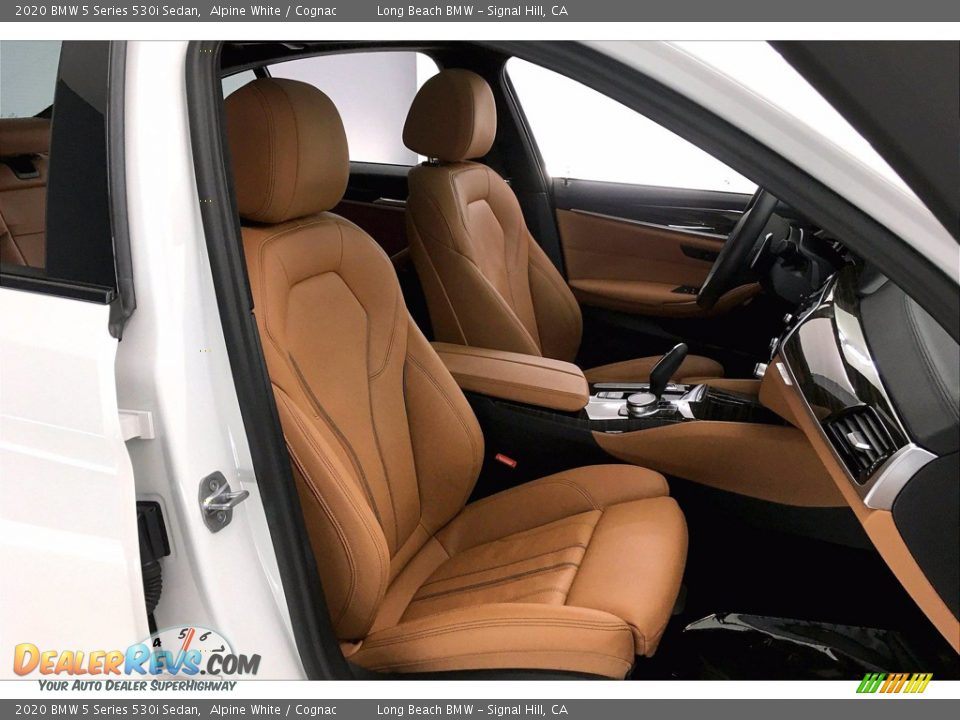 Cognac Interior - 2020 BMW 5 Series 530i Sedan Photo #6