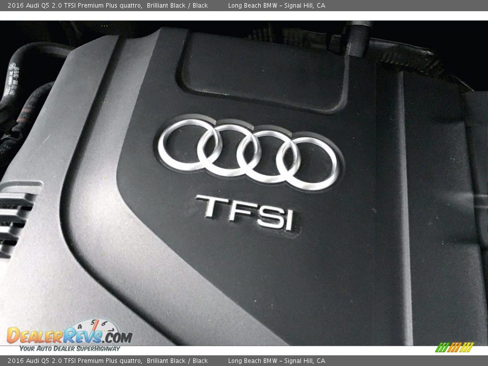 2016 Audi Q5 2.0 TFSI Premium Plus quattro Brilliant Black / Black Photo #35
