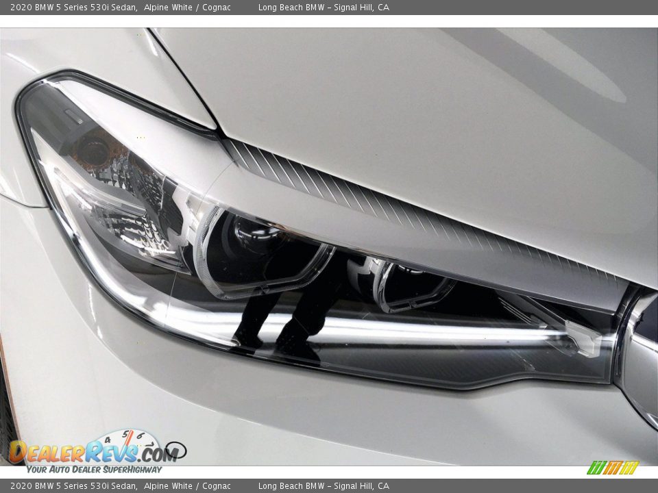 2020 BMW 5 Series 530i Sedan Alpine White / Cognac Photo #26