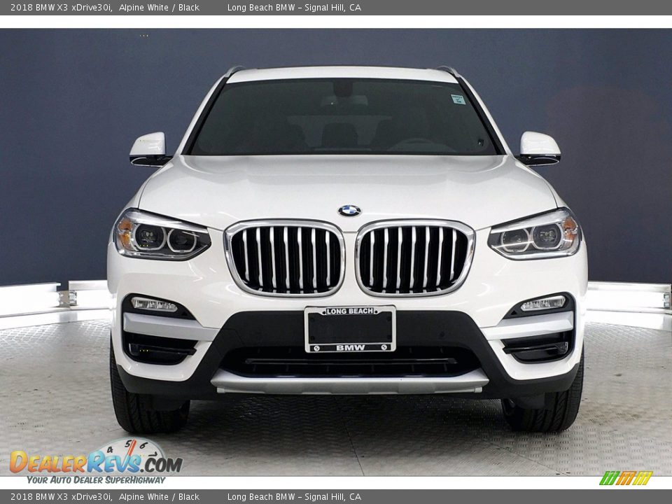 2018 BMW X3 xDrive30i Alpine White / Black Photo #2