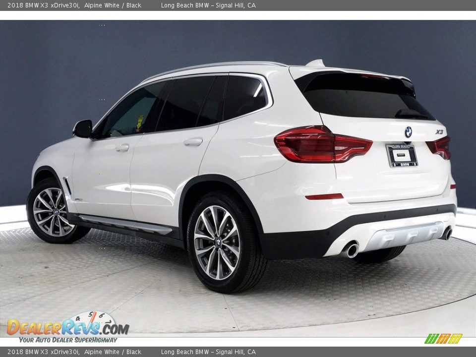 2018 BMW X3 xDrive30i Alpine White / Black Photo #10